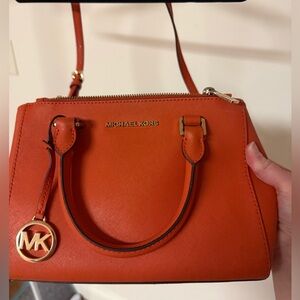 Michael Kors Vibrant Orange Satchel